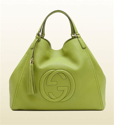 gucci handbags green|Gucci shoulder bag green.